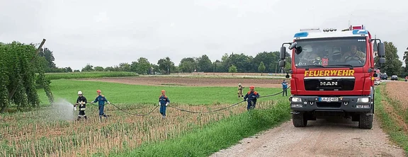 Jugendfeuerwehr trainiert