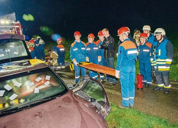 Jugend beim Üben