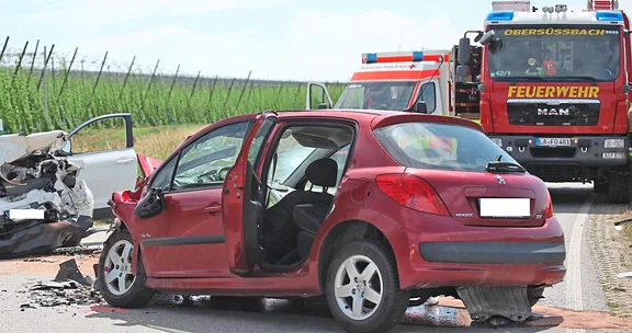 Beschädigtes Auto