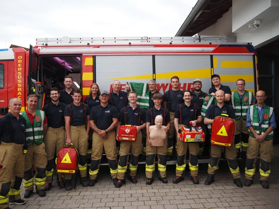Defi Mannschaft Feuerwehr Obersüßbach